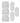 Retractable Baby Gate (New) Spacer Kit - 3 Pack - White - Perma Child Safety