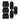 Retractable Baby Gate (New) Spacer Kit - 3 Pack - Black - Perma Child Safety