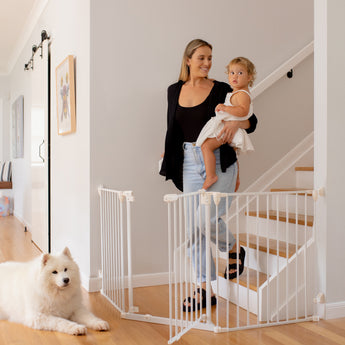 Ultimate Extra Wide Barrier - White - Perma Child Safety