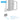 Retractable Baby Gate Wall Mounting Set - White / B - Perma Child Safety