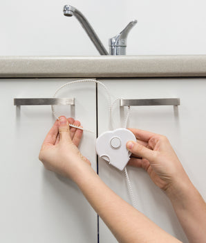 Adjustable Cabinet Locks - 3 Pack - Perma Child Safety