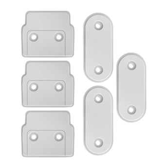 Retractable Baby Gate (New) Spacer Kit - 3 Pack - White - Perma Child Safety