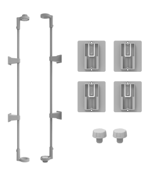 8-Panel Plastic Playpen Barrier - Wall Mounting Kit
