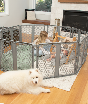 8-Panel Plastic Playpen Barrier | 96-620 cm W