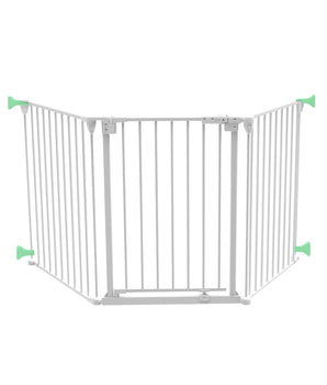 Ultimate 3-in-1 Playpen & Extra Wide Barrier - Wall Mounting Kit - White - Perma Child Safety